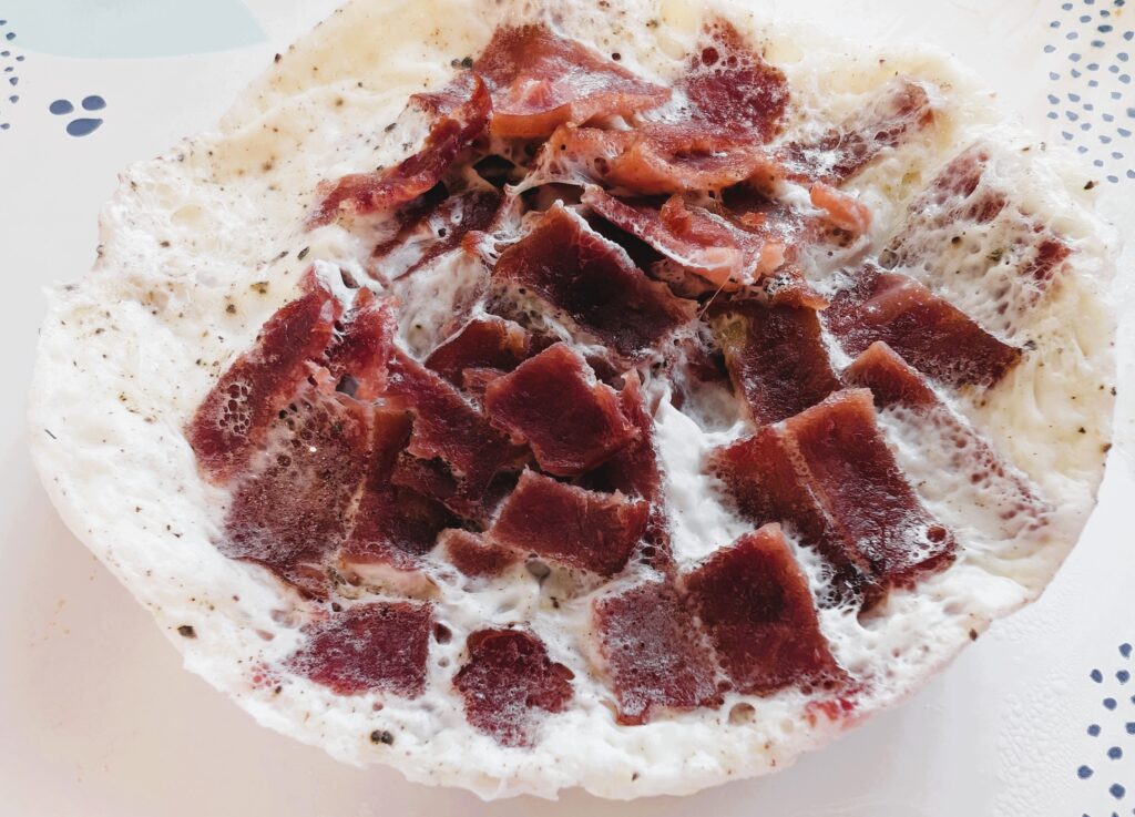 Turkey Bacon Scramble